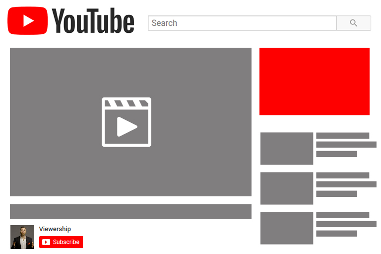 Youtube in-display ads