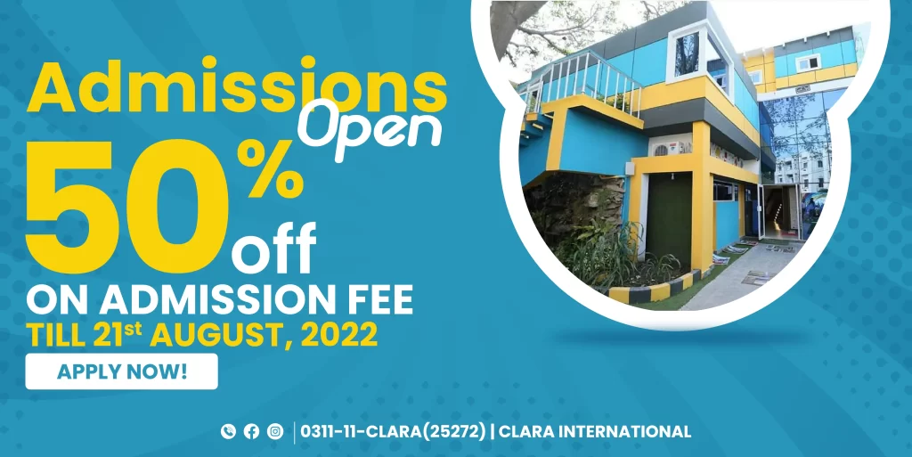 Clara international school web banner