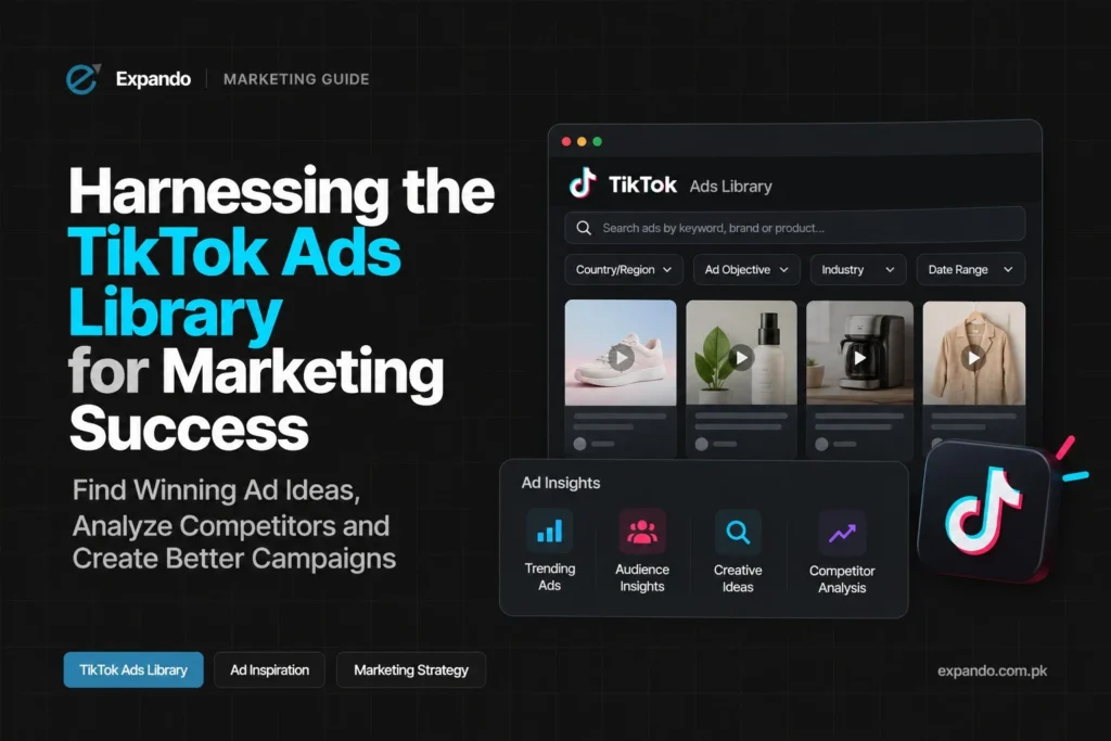 A feature Image of Harnessing the TikTok Ads Library for Marketing Success