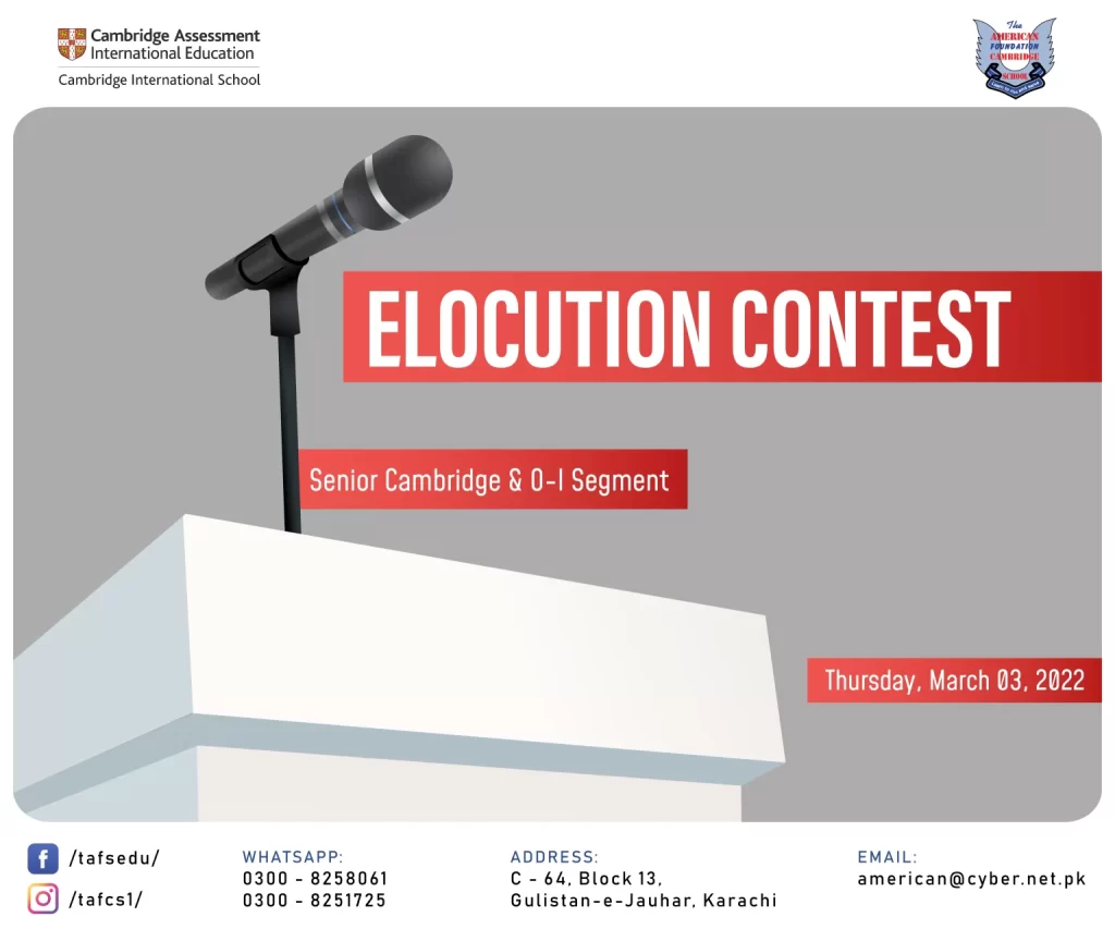 TAFS-Elocution-Contest