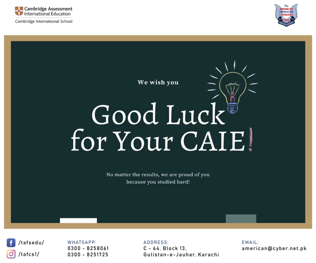 CAIE-TAFS